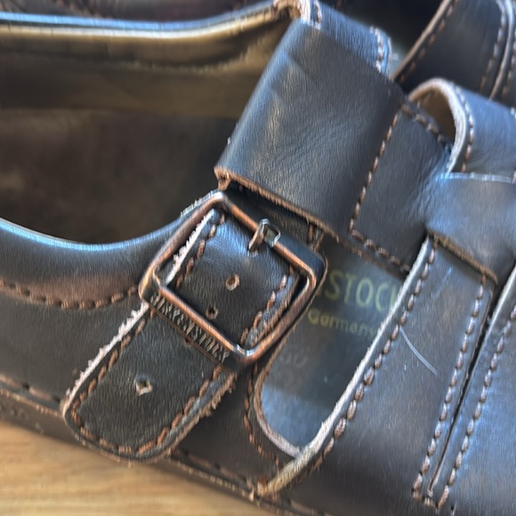Birkenstock Brown Leather Fisherman Sandals main image 6